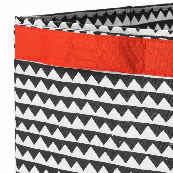 Коробка, черный-белый 25x44x25 см IKEA ANGELÄGEN АНГЕЛЭГЕН 004.179.42 - схема-чертеж с размерами