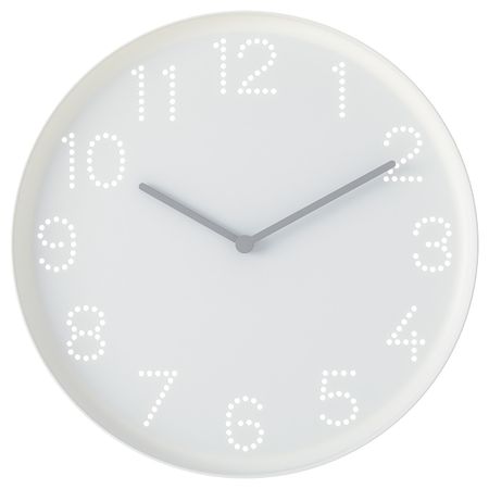 Настенные часы, белый 25 см IKEA TROMMA ТРОММА 404.542.92