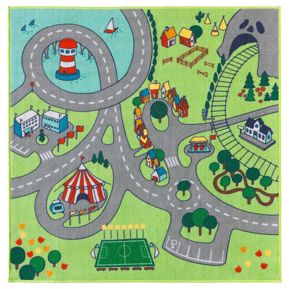 Ковер 130x133 см IKEA STADSDEL СТАДСДЕЛЬ 903.619.12 - фото 1