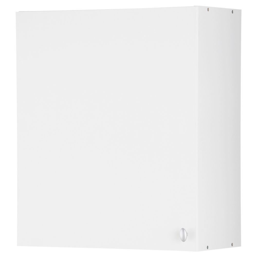 Навесной шкаф с дверцей АЛЬБРУ, белый (60x70 см) - фото 1