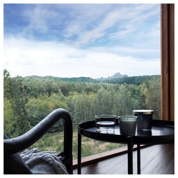 Ароматическая свеча в стакане, 20 ч, Горный воздух/бирюзовый IKEA PÄRONTRÄD 805.272.15 - фото 6