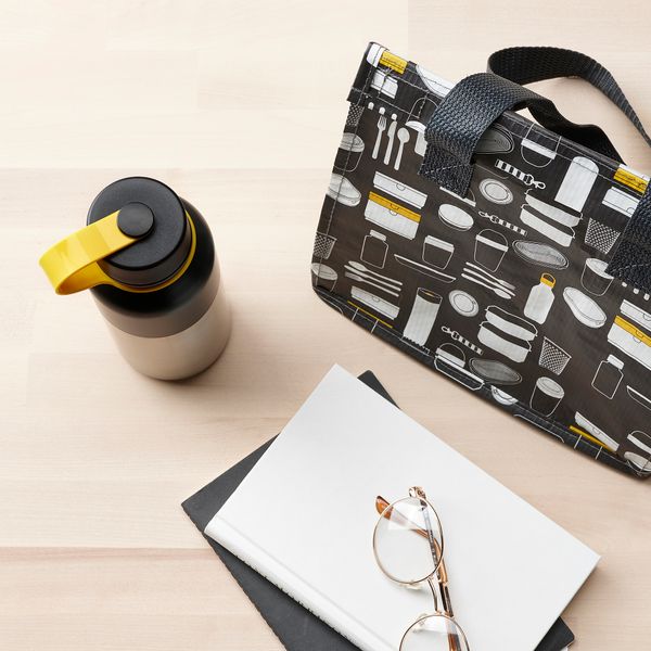 Термос, нержавеющая сталь, черный, 0.5 л IKEA HETLEVRAD 104.973.25 - фото 7