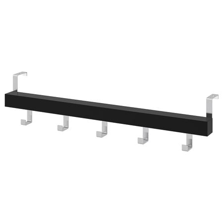 Вешалка для двери/стены, черный 60 см IKEA TJUSIG ЧУСИГ 903.753.58