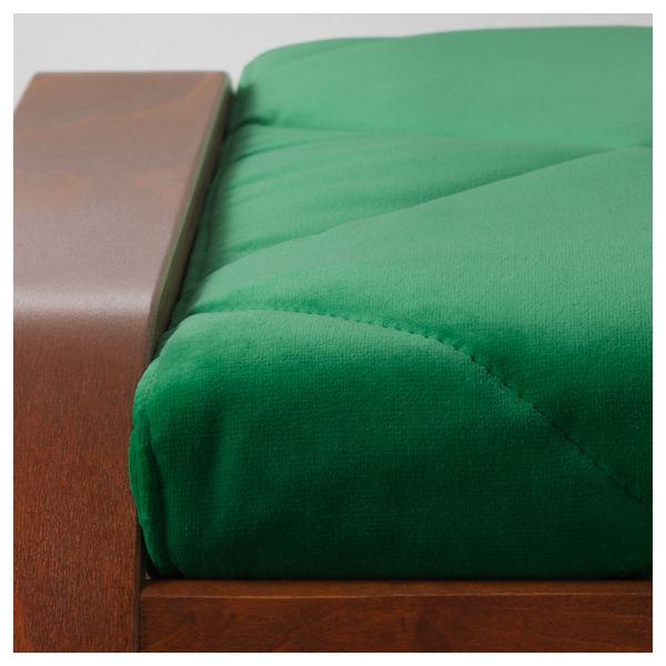 Табурет для ног ПОЭНГ, классический коричневый, Сандбакка зеленый - фото 3