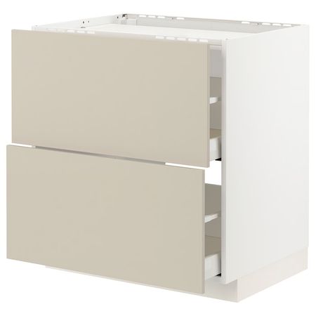 METOD / MAXIMERA Шкаф д/варочной панели/2фасада/2ящ