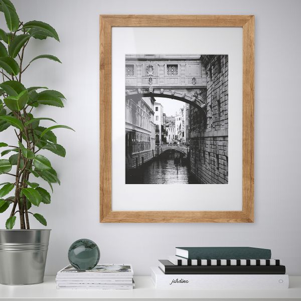 Рама, под дерево/светло-коричневый 50x70 см IKEA DALSKÄRR ДАЛСКЭРР 003.742.21 - фото 3