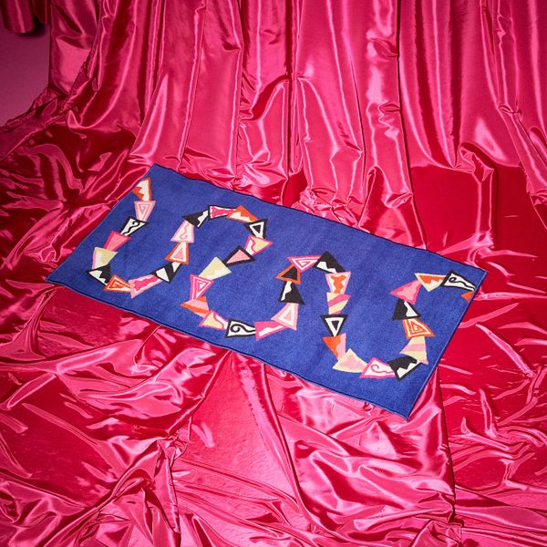 Ковер, короткий ворс, синий 80x150 см IKEA KARISMATISK КАРИСМАТИСК 604.991.43 - схема-чертеж с размерами