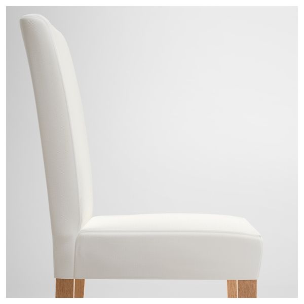 Стул ХЕНРИКСДАЛЬ, дуб, Грэсбу белый - схема-чертеж с размерами