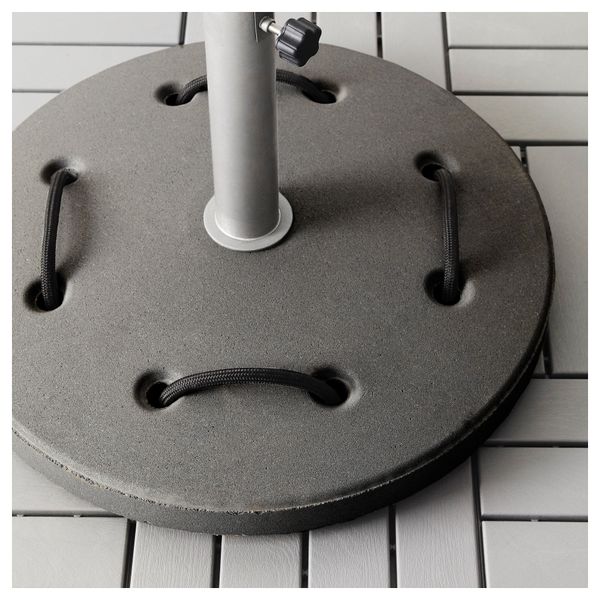 Зонт от солнца с опорой САМСО, бежевый, Локо серый (200 см) - фото 4