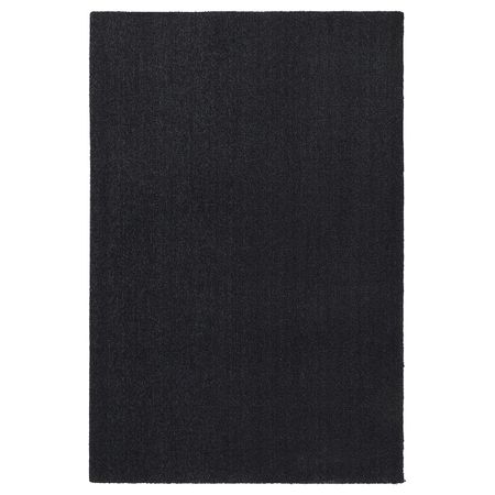 Ковер, короткий ворс, темно-серый 133x195 см IKEA TYVELSE ТЮВЕЛЬСЕ 704.268.58