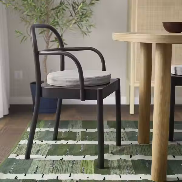 ÅKERVINDEFLY ОКЕРВИНДЕФЛЮ Подушка на стул - бежевый 38 см - фото 3