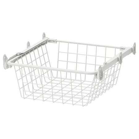 ALTARLIDEN Проволочн корзина с направляющими - белый 40x42 см