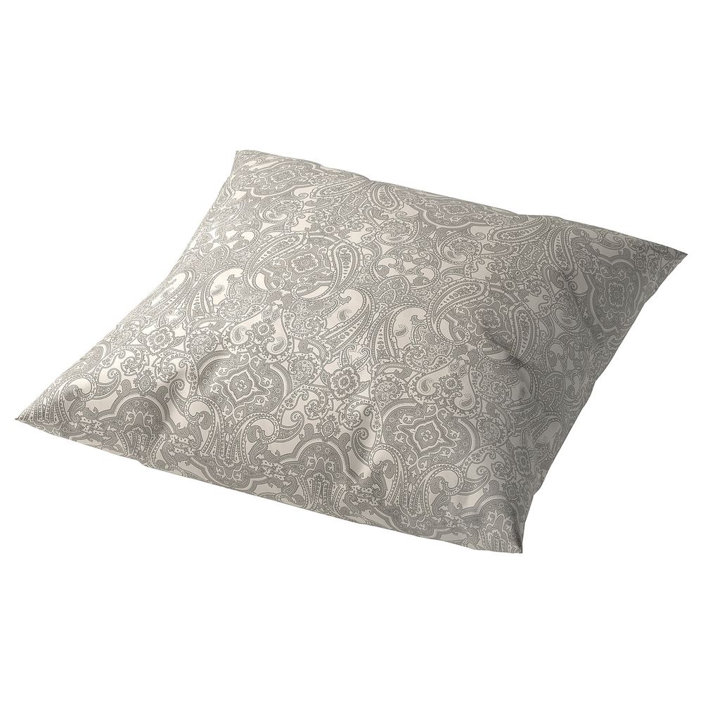 Наволочка, бежевый/темно-серый 70x70 см IKEA JÄTTEVALLMO ЙЭТТЕВАЛЛМО 305.198.35 - фото 1