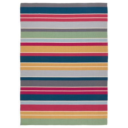 Ковер, безворсовый РАВНСО, ручная работа разноцветный (170x240 см)