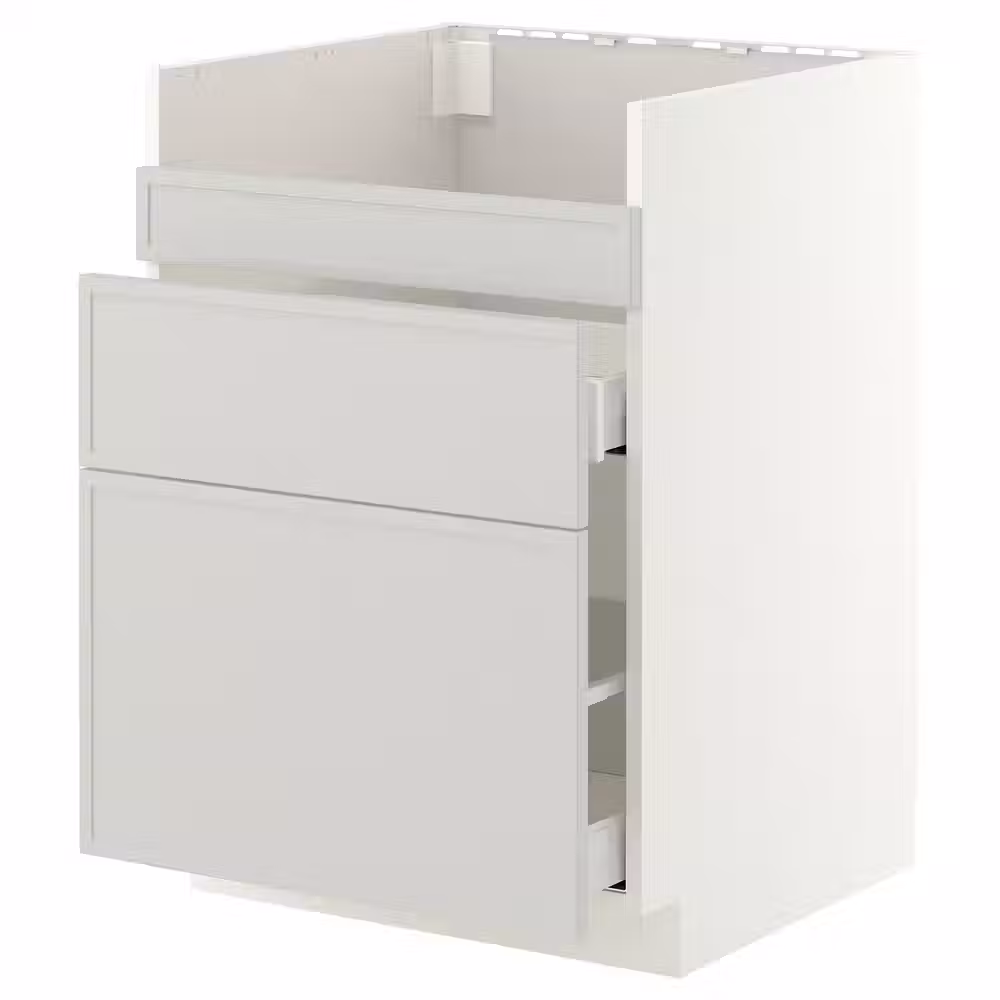 METOD / MAXIMERA Напол шк д/мойки ХАВСЕН/3фасада/2ящ - фото 1