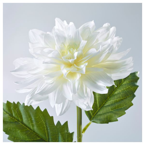 Цветок искусственный СМИККА, Георгин белый (60 см) - схема-чертеж с размерами