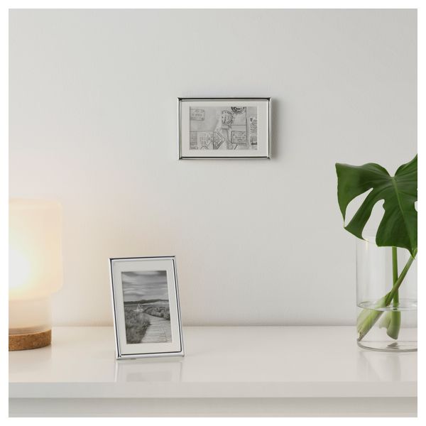 Рама ГУЛЬДБОДА, серебристый (10x15 см) - фото 3
