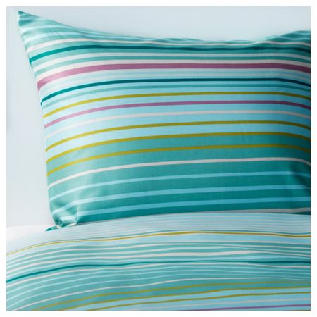 Пододеяльник и 2 наволочки ПАЛЬМЛИЛЬЯ, бирюзовый