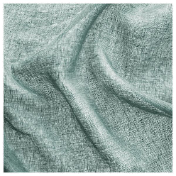 Гардины, 1 пара ЛЕЙОНГЭП, зеленый (145x300 см) - фото 4