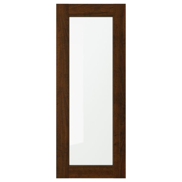 Стеклянная дверь, под дерево коричневый 40x100 см IKEA EDSERUM ЭДСЕРУМ 703.686.60 - фото 1