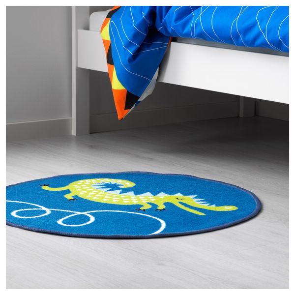 Ковер, короткий ворс БУЛЛРИГ, синий (67 см) - фото 2