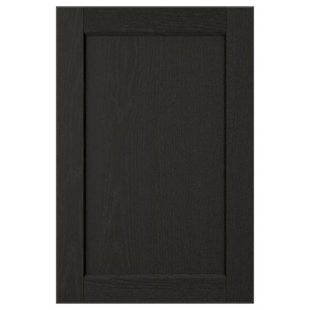 LERHYTTAN Дверь - черная морилка 40x60 см