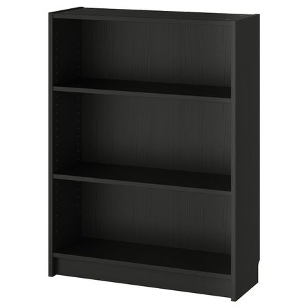Стеллаж, черно-коричневый 80x28x106 см IKEA BILLY БИЛЛИ 303.842.28