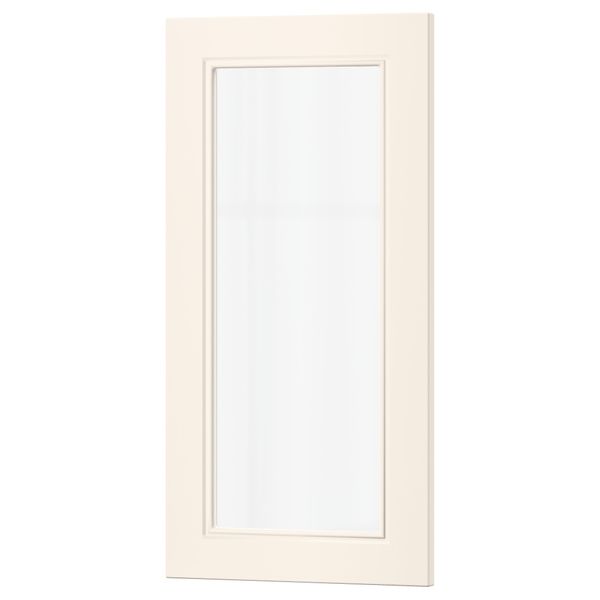 Стеклянная дверь ХИТАРП, белый с оттенком - фото 1