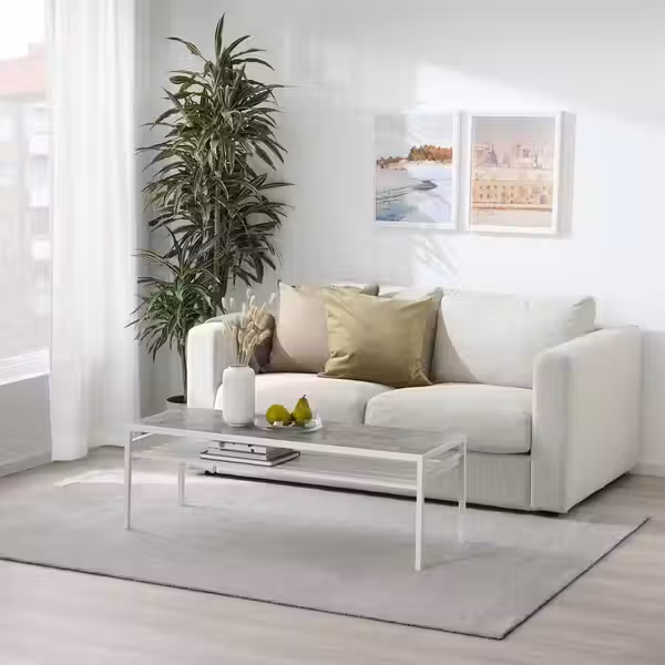 KNARDRUP Ковер, короткий ворс - светло-серый 160x230 см - фото 3