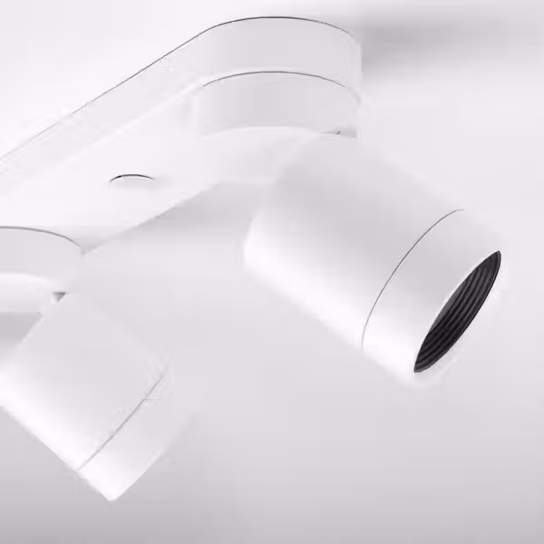 NYMÅNE Потолочный софит, 4 ламп - белый - схема-чертеж с размерами