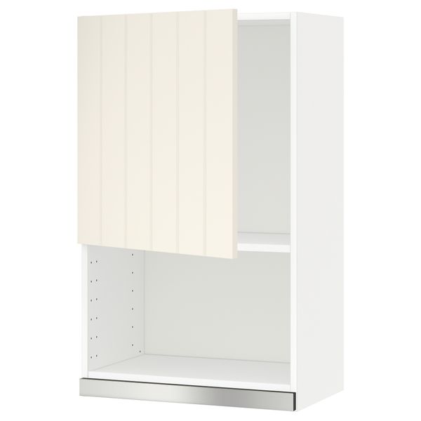 Навесной шкаф для СВЧ-печи МЕТОД, белый, Хитарп белый с оттенком - схема-чертеж с размерами