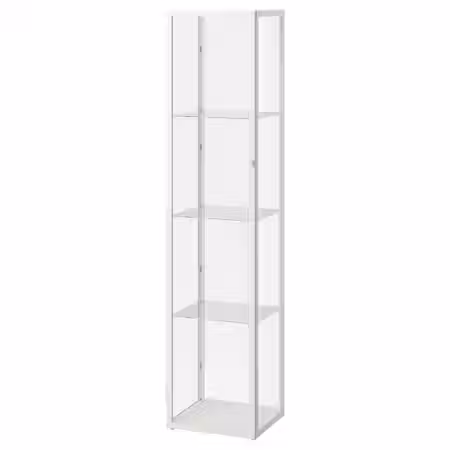BLÅLIDEN Шкаф-витрина - белый 35x32x151 см