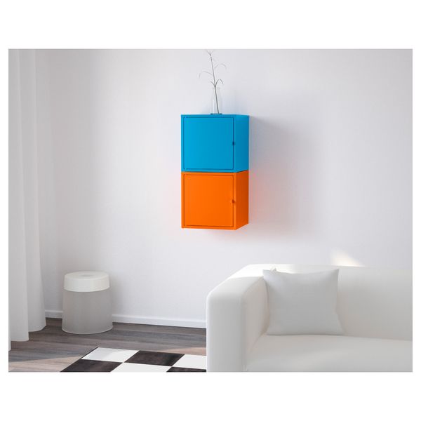 Комбинация для хранения ЛИКСГУЛЬТ, оранжевый, синий (35x70 см) - фото 3