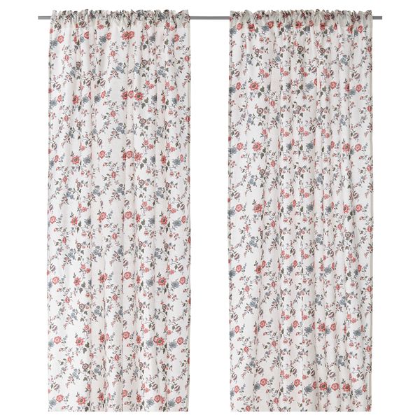 Гардины, 1 пара РАПУНКЕЛЬ, цветок (145x300 см) - фото 1