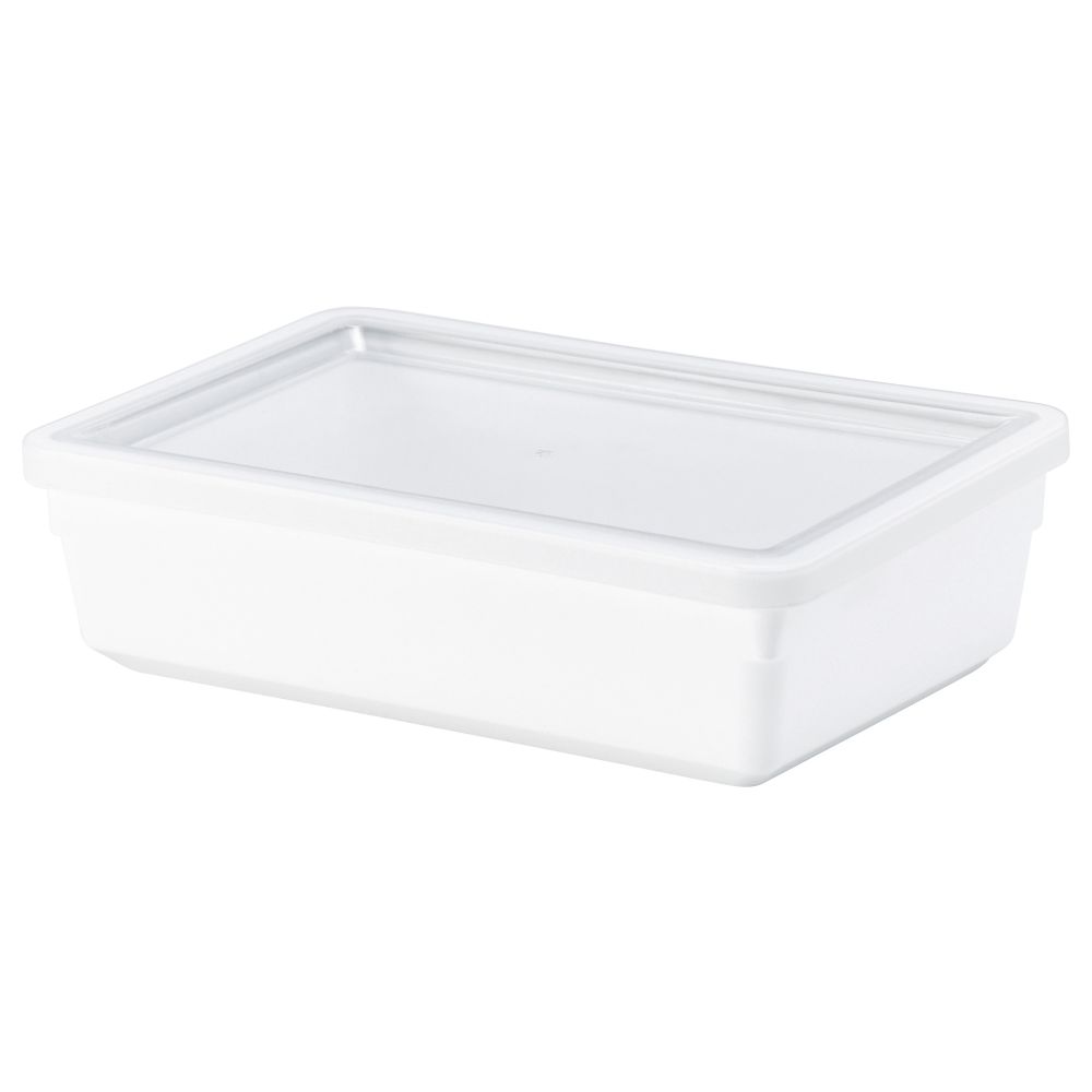 Контейнер + крышка для сухих продуктов ТИЛЛЬСЛУТА, белый (22x15x6 см) - фото 1