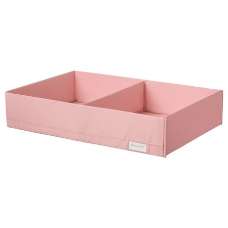 Ящик с отделениями, розовый 34x51x10 см IKEA СТУК 504.172.18
