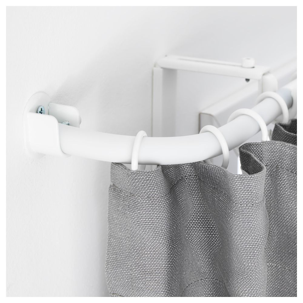 Угловое соединение гардинного карниза РЭККА, белый - фото 1