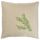 Чехол на подушку, бежевый лист, зеленый ручная работа 50x50 см IKEA БОТАНИСК 604.665.24