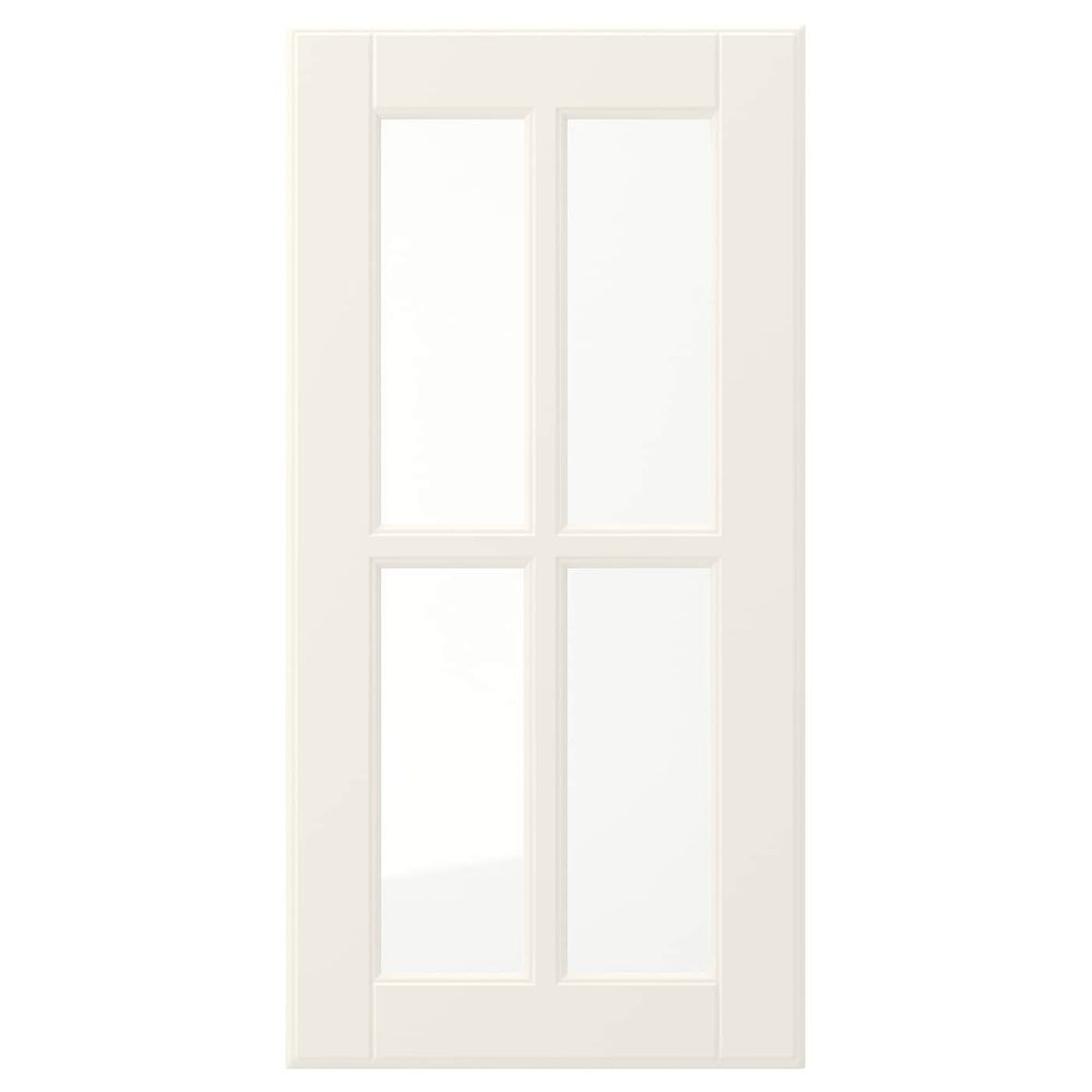 Стеклянная дверь, белый с оттенком 30x60 см IKEA BODBYN БУДБИН 604.851.17 - фото 1
