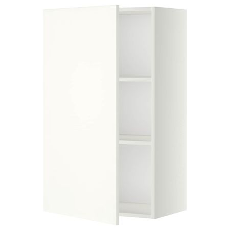 Шкаф навесной с полкой, белый/Хэггеби белый 60x100 см IKEA METOD МЕТОД 592.260.97