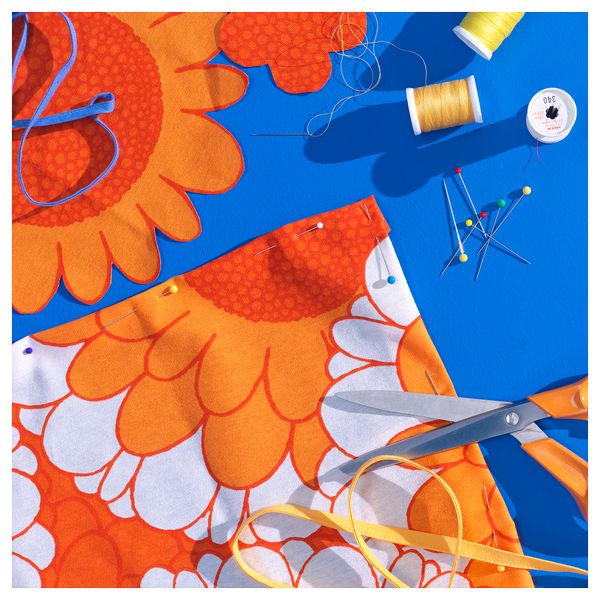 Отрез ткани, оранжевый, 150x300 см IKEA SANDETERNELL 505.562.52 - фото 3