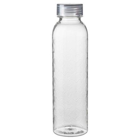 Бутылка для воды БЕХОЛЛАРЕ, прозрачный, серый (0.6 л)