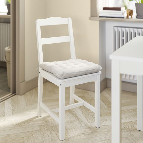 VIPPÄRT Подушка на стул - бежевый 38x38x6.5 см - фото 3