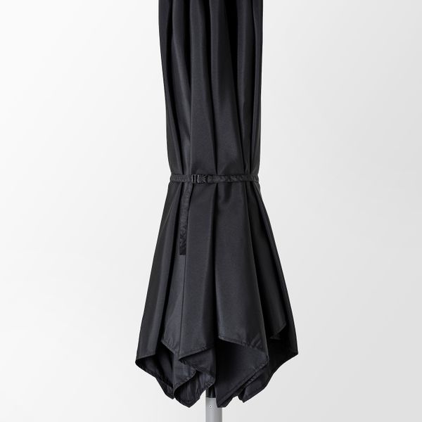 Зонт от солнца с опорой, под серое дерево черный/Хювон 300 см IKEA BETSÖ БЕТСО / LINDÖJA ЛИНДЭЙА 093.247.93 - фото 5