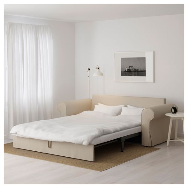 Диван-кровать 3-местный БАККАБРУ, Хильте бежевый - фото 3