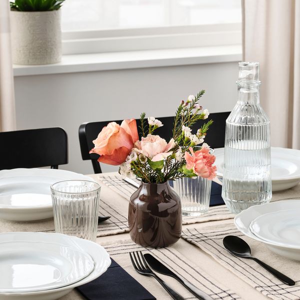 Ваза, 11 см, коричневый IKEA TÅRBJÖRK 905.540.72 - схема-чертеж с размерами