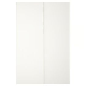 HASVIK Пара раздвижных дверей - белый 150x236 см