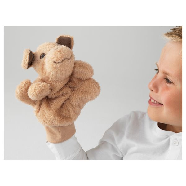 Кукла перчаточная ХУНДТАСС, собака, светло-коричневый - фото 2