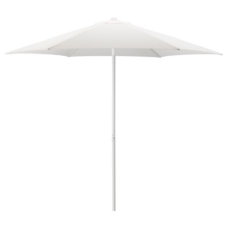 Зонт от солнца, белый, 270 см IKEA HÖGÖN ХЁГЁН 204.114.30
