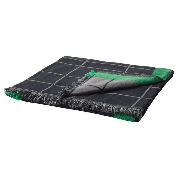 Плед АНВЭНДБАР, черный (130x170 см) - фото 1